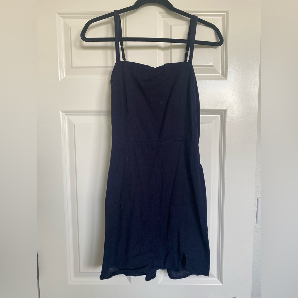 Navy blue mini dress